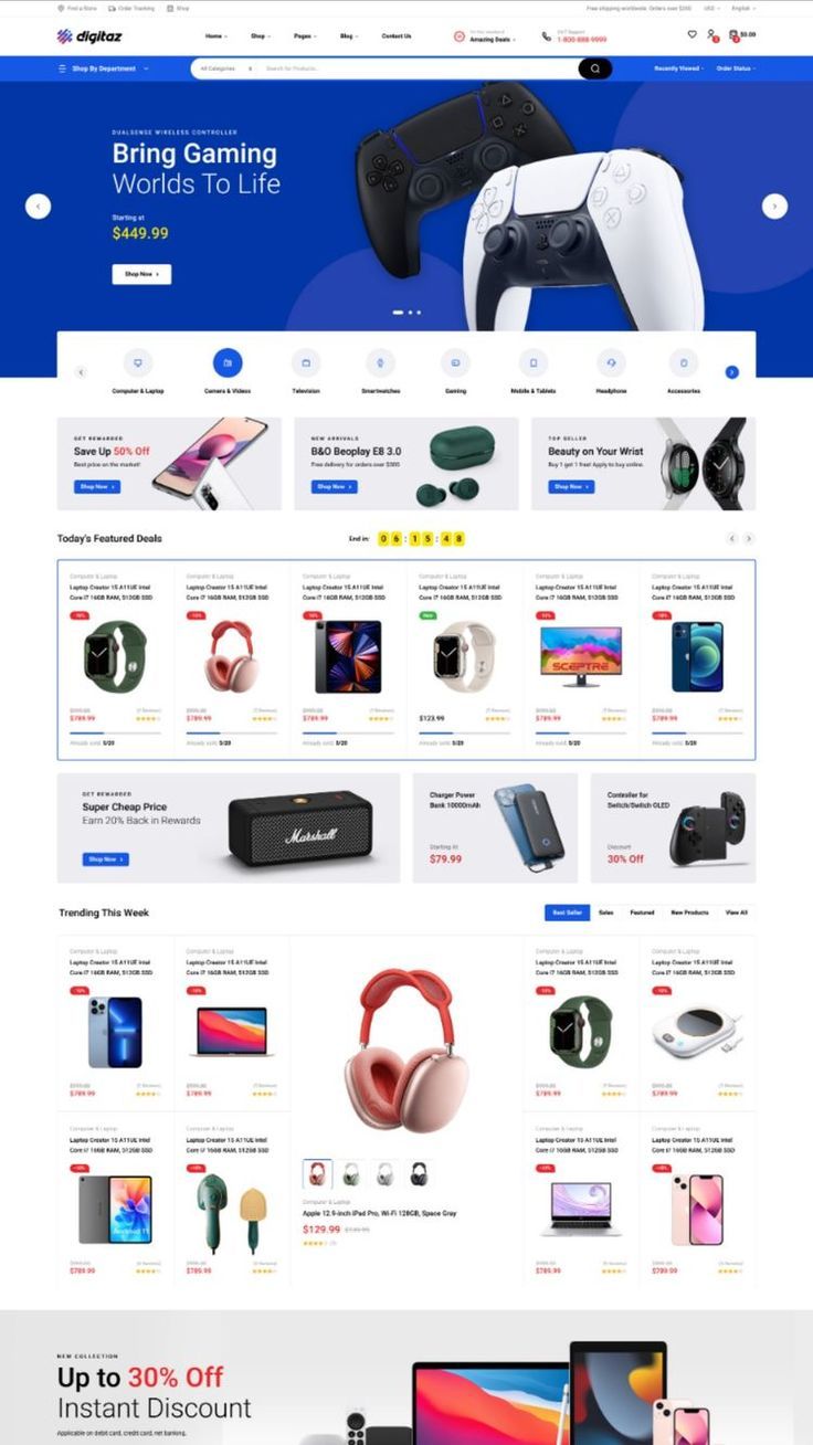 Electronics Store Template 1